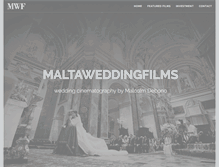 Tablet Screenshot of maltaweddingfilms.com